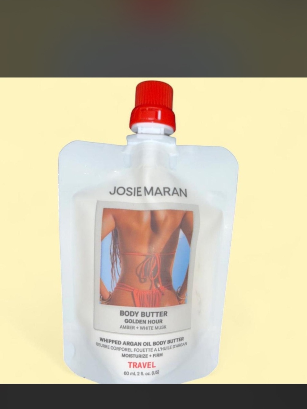 JOSIE MARAN White Whipped Argan Oil Body Butter